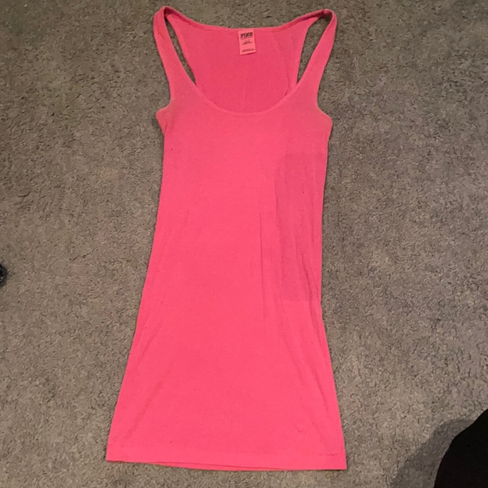 Victoria’s Secret, small, pink tank top